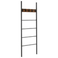 Decorative Blanket Ladder with Hooks