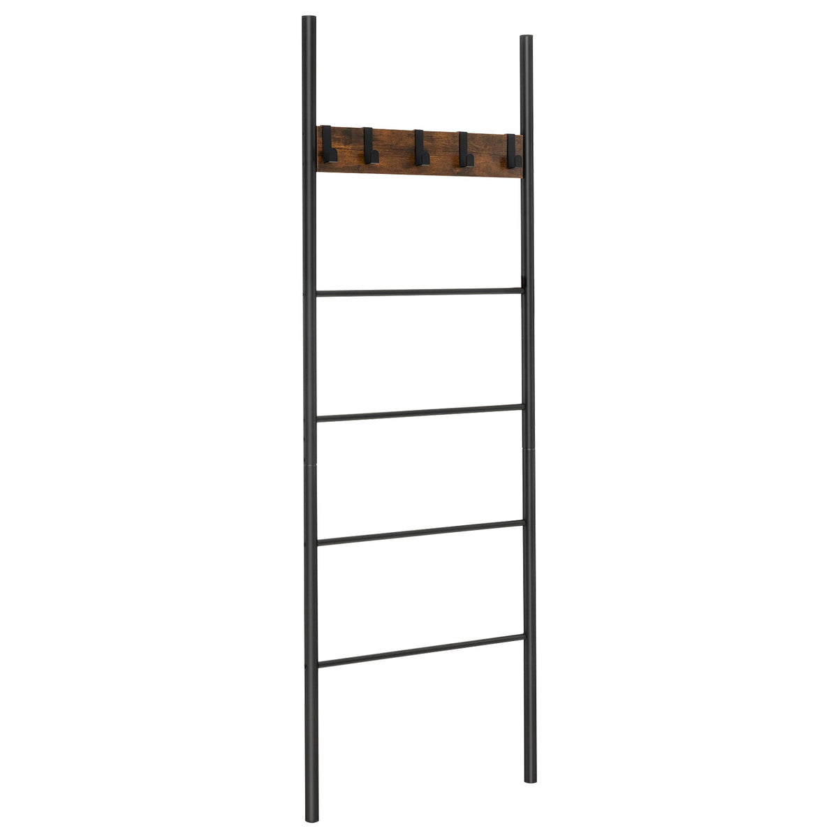 Decorative Blanket Ladder with Hooks