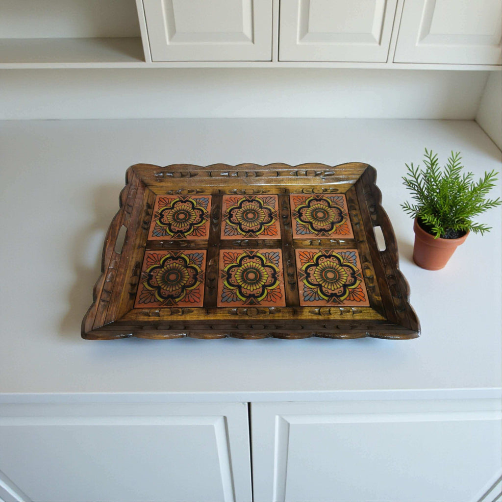 Talavera Tile Serving Tray