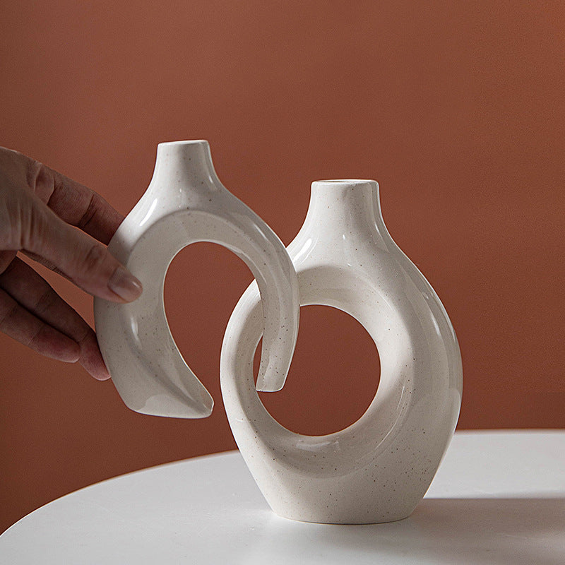 Sculptural Ceramic Candle Holder