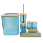 Bamboo Bathroom Accessory Set