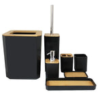 Bamboo Bathroom Accessory Set