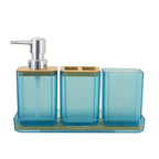 Bamboo Bathroom Accessory Set