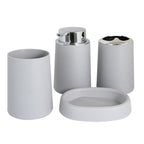 Bamboo Bathroom Accessory Set