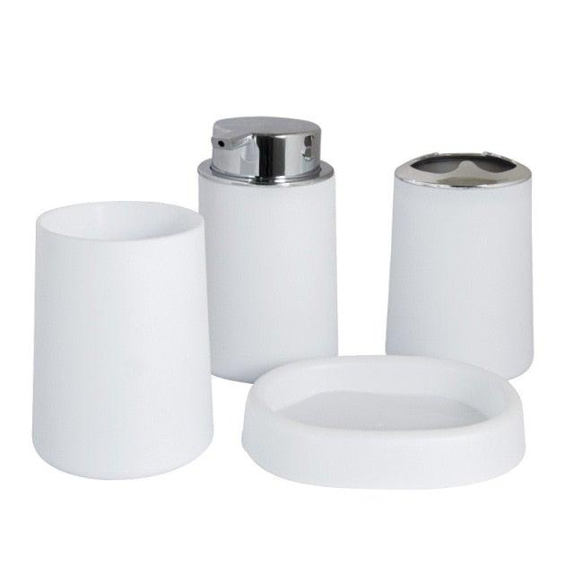 Bamboo Bathroom Accessory Set