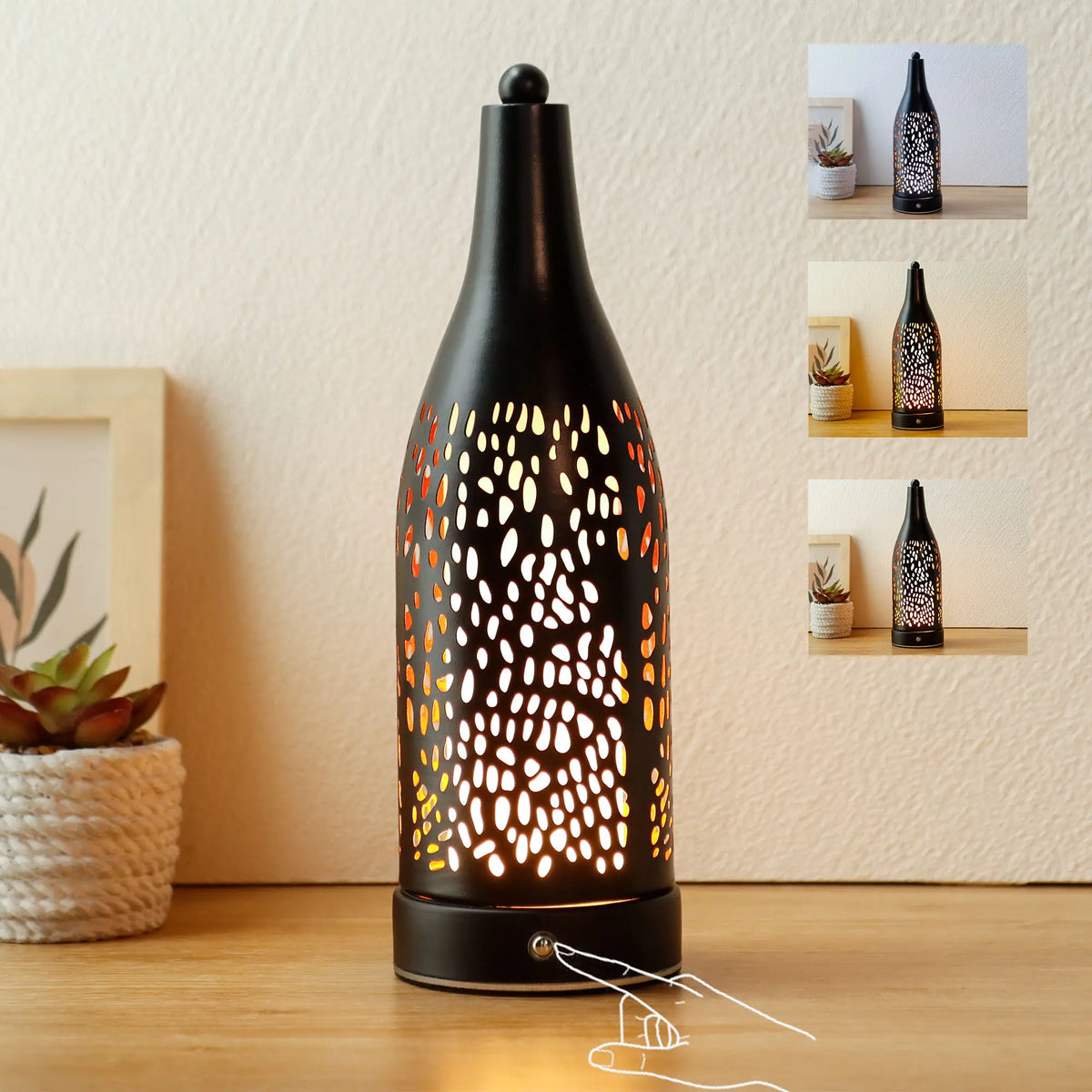 GlowCut Rechargeable Cordless Table Lamp