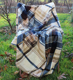 Winter Cabin Flannel Throw