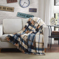 Winter Cabin Flannel Throw