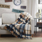 Winter Cabin Flannel Throw