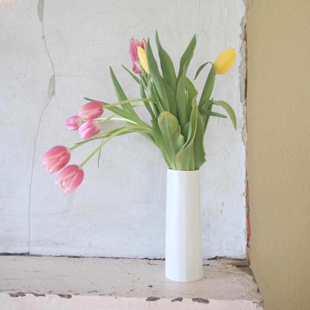 Bloom Handmade Porcelain Vase — 8 in.
