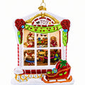 Winter Wonderland Glass House Ornament
