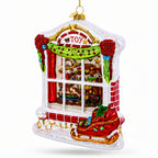 Winter Wonderland Glass House Ornament