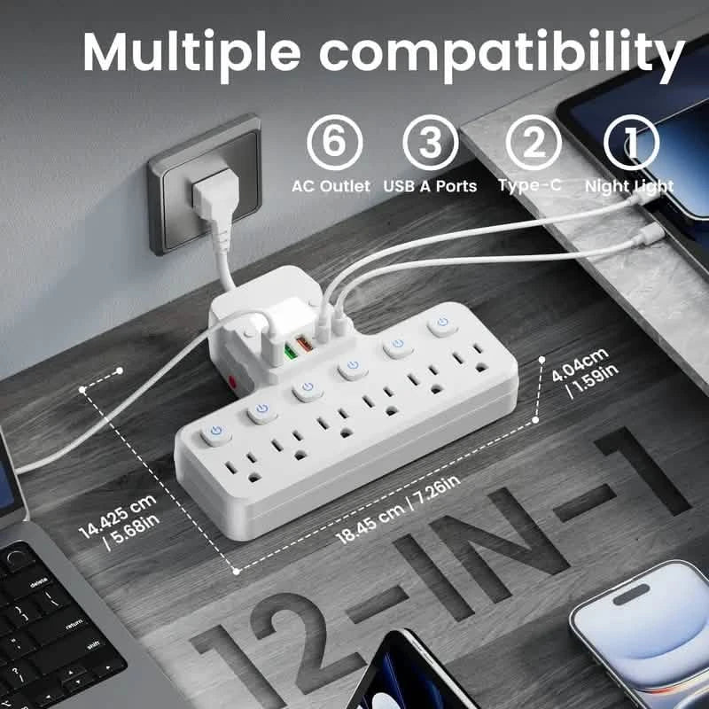 12-in-1 Desk Lamp & Charging Station — product view 2