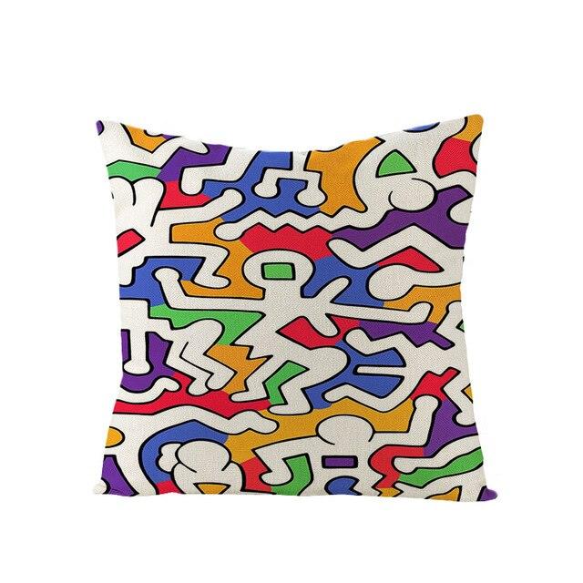 Colorful Abstract Pillow Cover