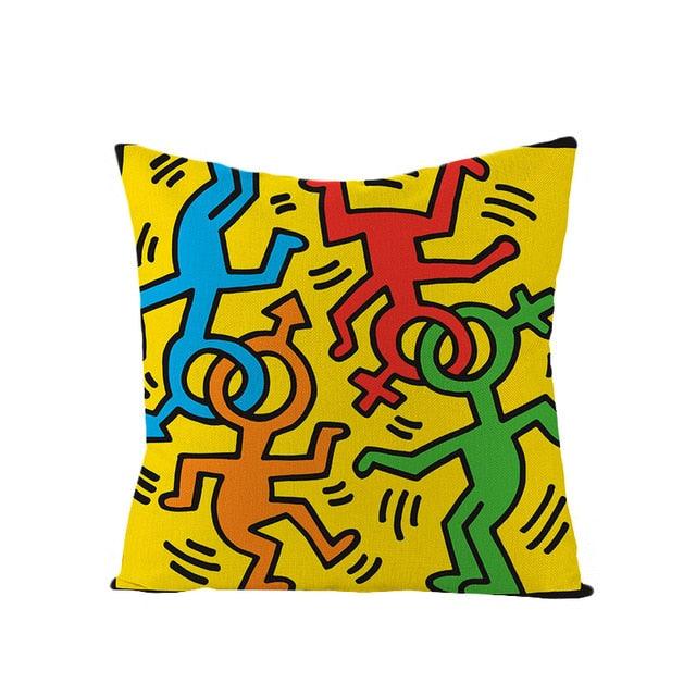 Colorful Abstract Pillow Cover
