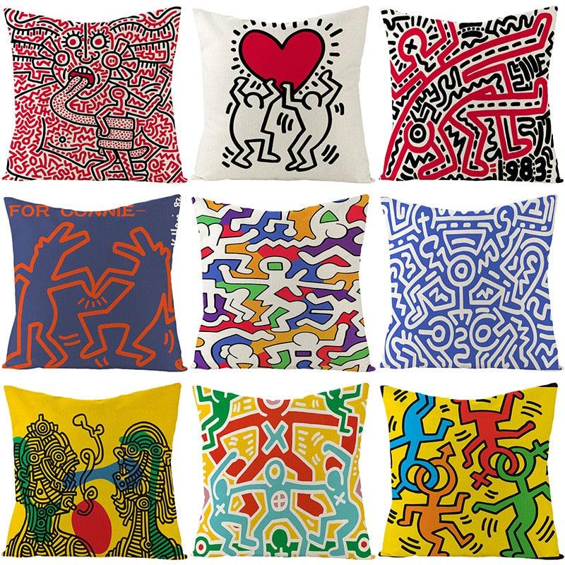 Colorful Abstract Pillow Cover