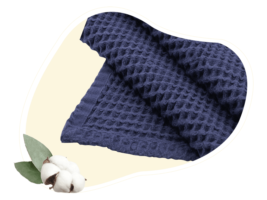 Waffle Weave Cotton Throw — 50 × 60 in.
