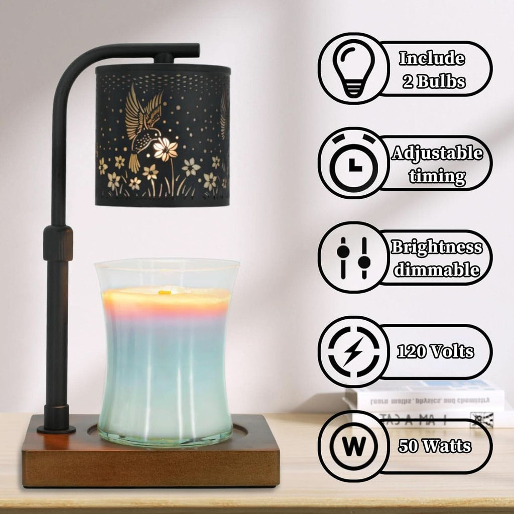 Hummingbird Candle Warmer Lamp