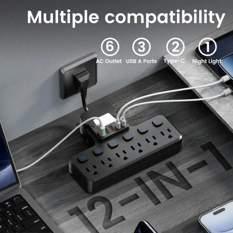 12-in-1 Desk Lamp & Charging Station — product view 3
