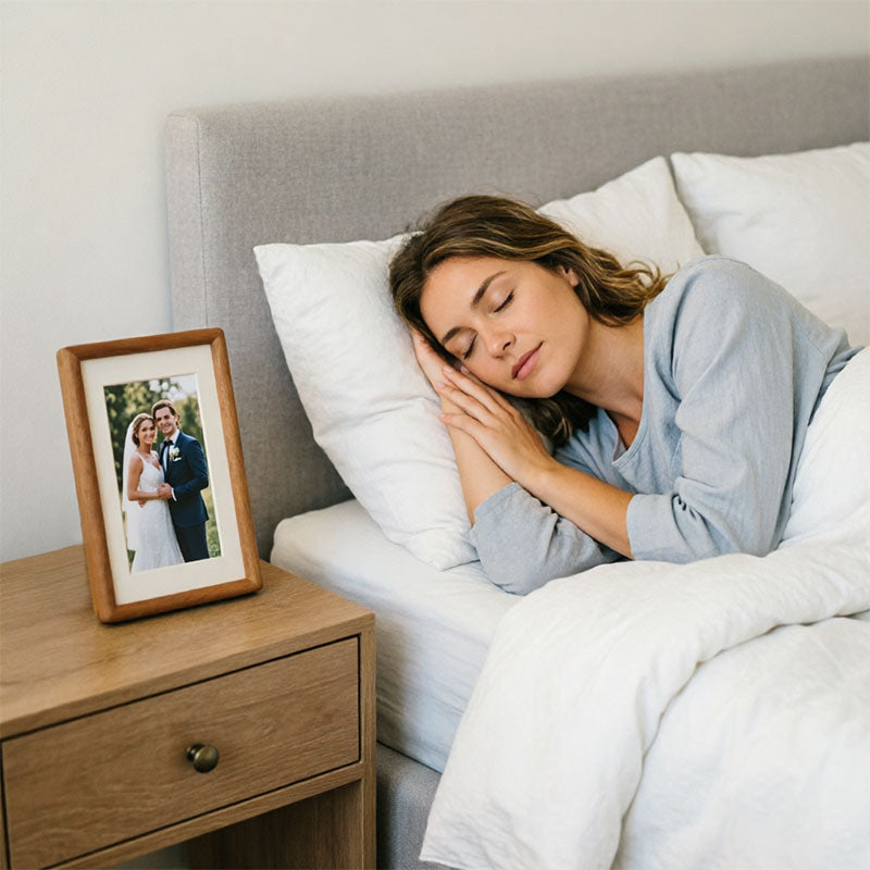 Solid Wood Desk Photo Frame