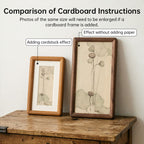 Solid Wood Desk Photo Frame