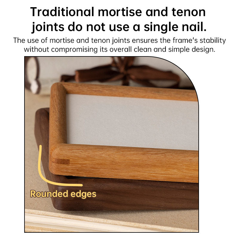 Solid Wood Desk Photo Frame