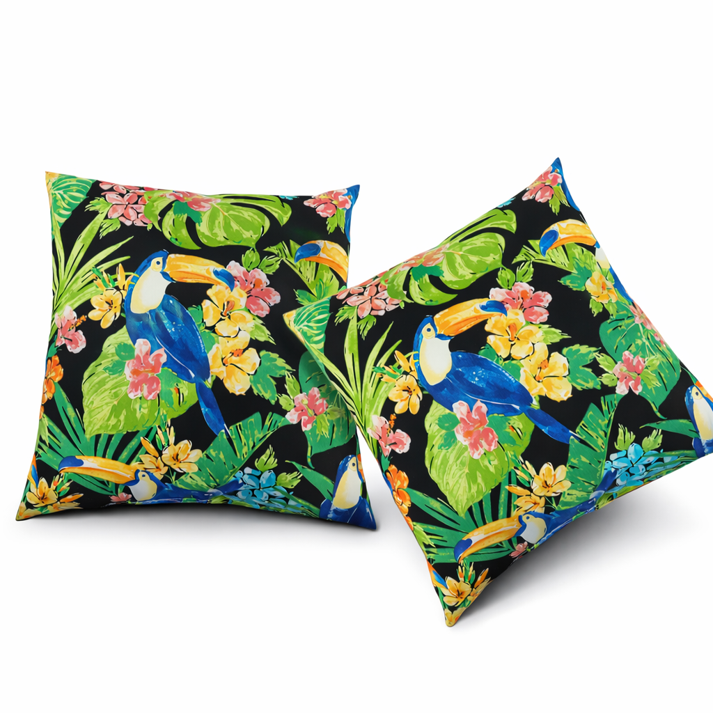 Waterproof Outdoor Throw Pillows — Set of 2