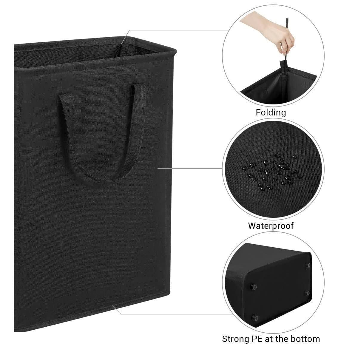 SlimSpace 45L Rolling Laundry Hamper