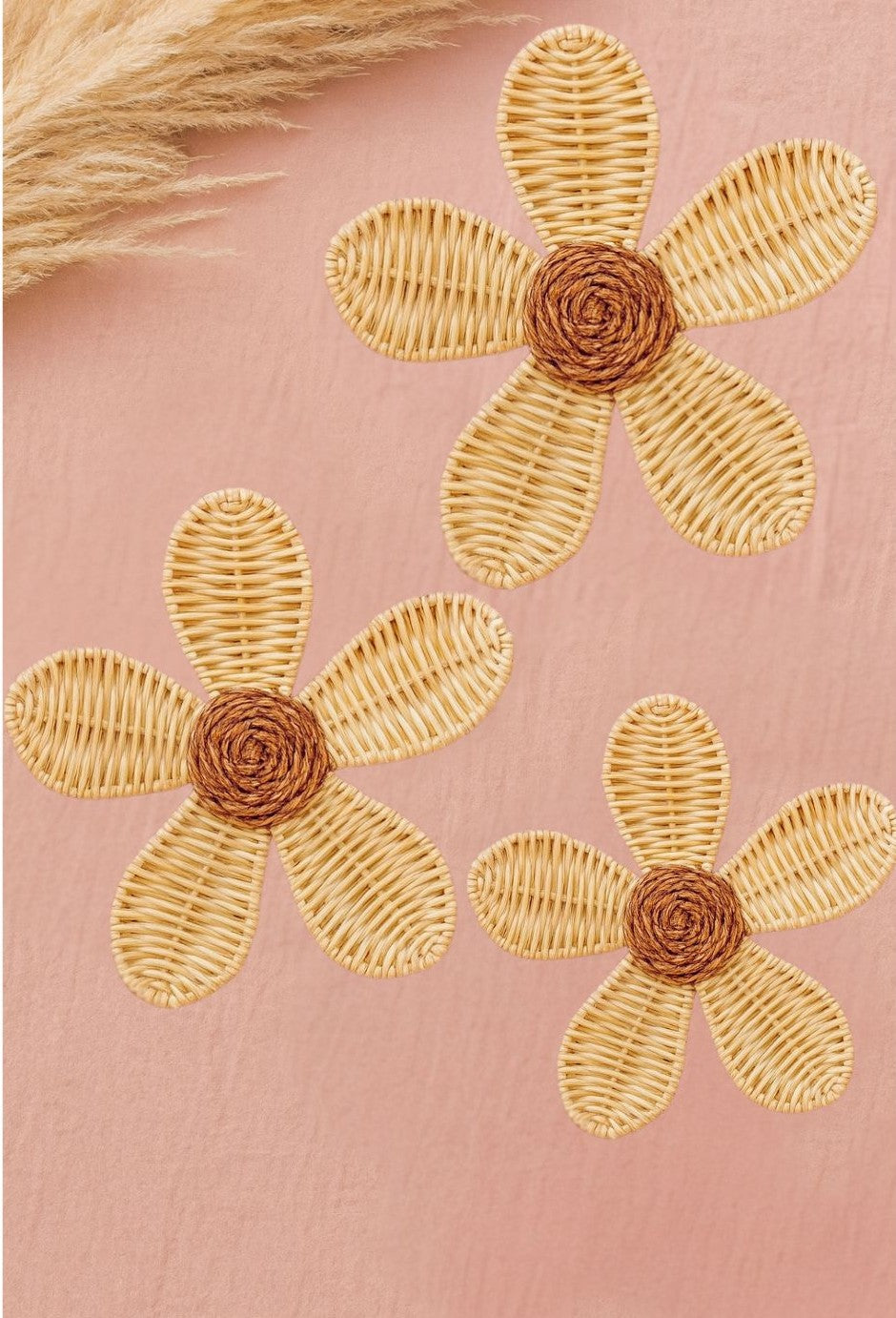 Rattan Daisy Wall Decor