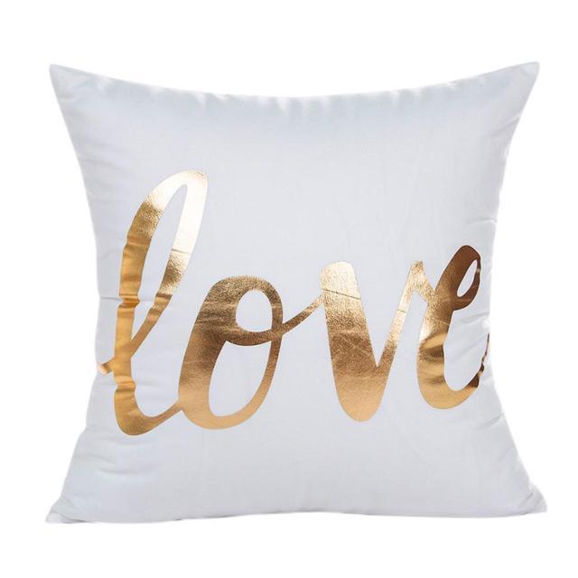 Black & Gold Velvet Pillow Cover