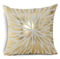 Black & Gold Velvet Pillow Cover