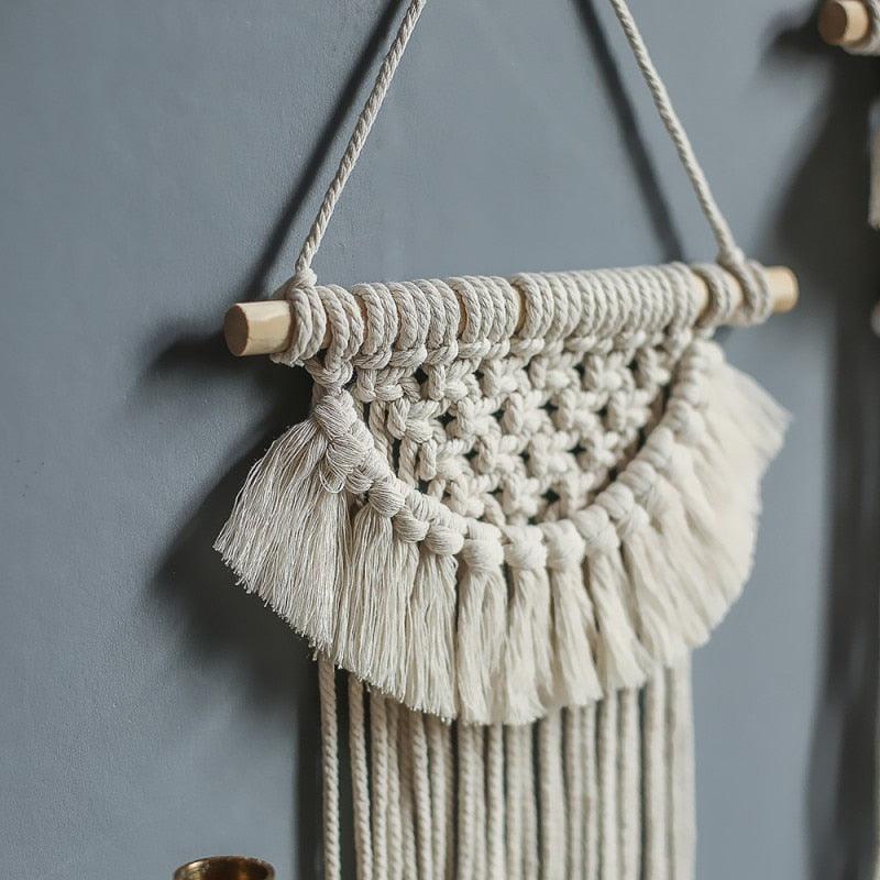 Mini Boho Macrame Wall Hanging