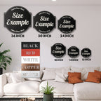 Custom Modern Metal Address Sign — Multiple Sizes