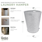 Soft Felt Everyday Laundry Hamper — product view 15