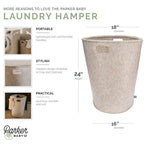 Soft Felt Everyday Laundry Hamper — product view 3