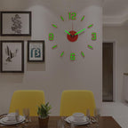 Luminous Frameless 3D Wall Clock