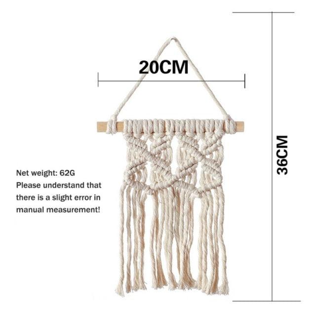 Mini Boho Macrame Wall Hanging