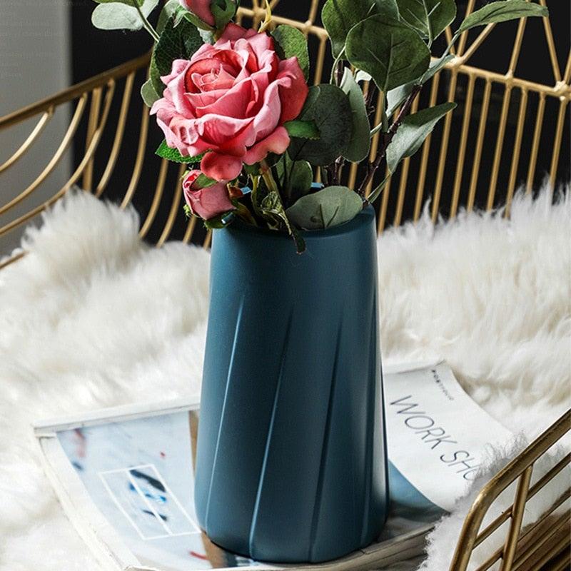 Folded Form Decorative Vase