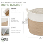 Soft Rope Storage Basket