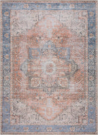 Rosman Distressed Washable Area Rug