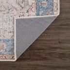 Rosman Distressed Washable Area Rug