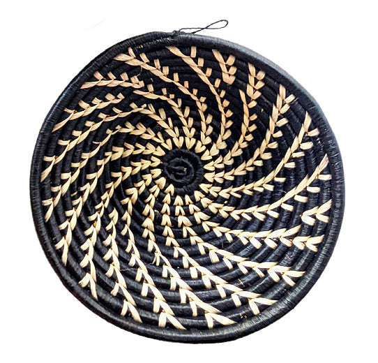 Handwoven Raffia Catchall Basket