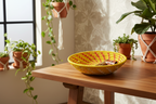 Handwoven Raffia Catchall Basket