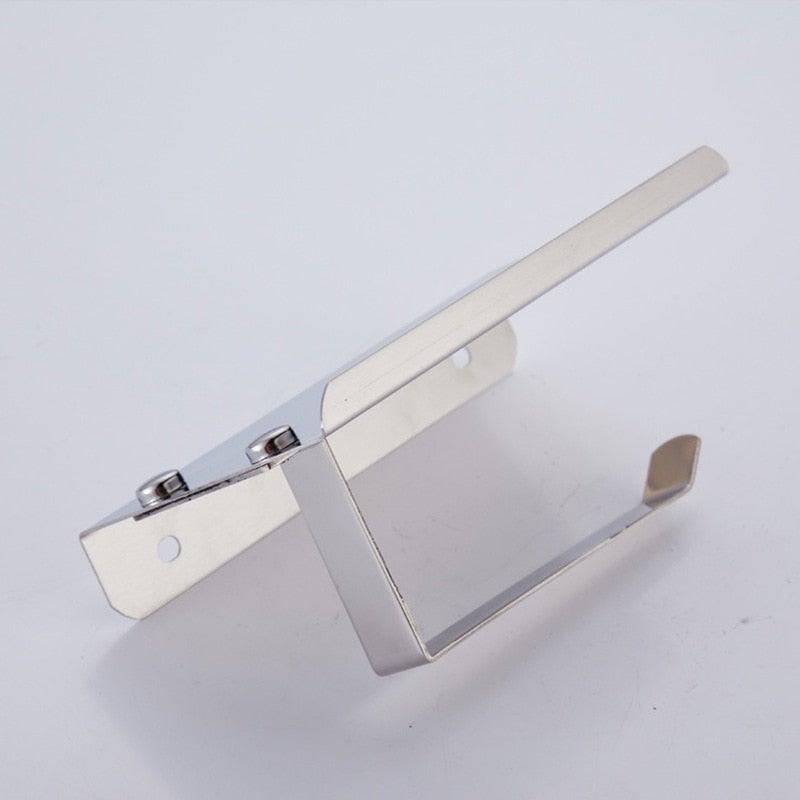 ShelfTop Stainless Toilet Paper Holder — product view 2