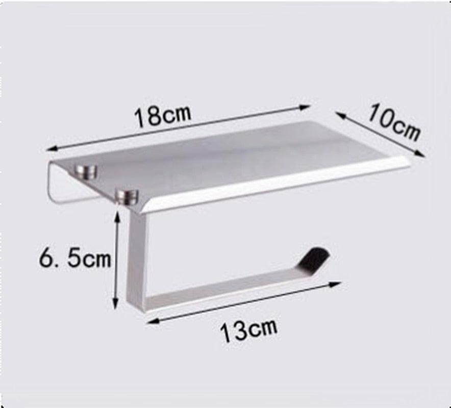 ShelfTop Stainless Toilet Paper Holder — product view 5