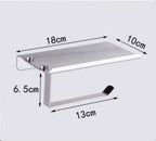 ShelfTop Stainless Toilet Paper Holder — product view 5