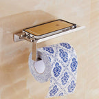 ShelfTop Stainless Toilet Paper Holder — product view 1