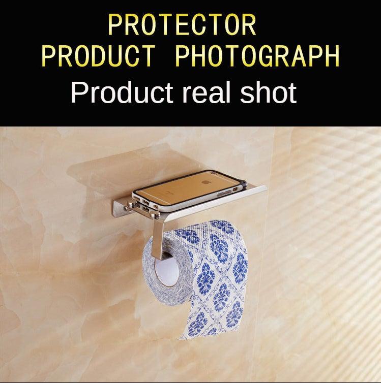 ShelfTop Stainless Toilet Paper Holder — product view 13