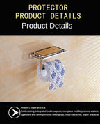 ShelfTop Stainless Toilet Paper Holder — product view 11