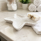 White Starfish Catchall Tray — 4 in.